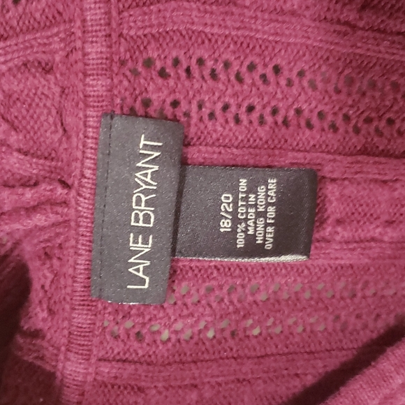 TODAY⚡LANE BRYANT KNIT HOODED SWEATER SZ 18/20 - Picture 2 of 5